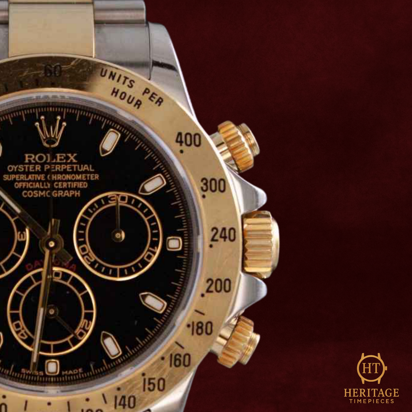 Rolex Cosmograph Daytona ‘Steel & Yellow Gold – Black Dial’ – Reference 116523 (2003)