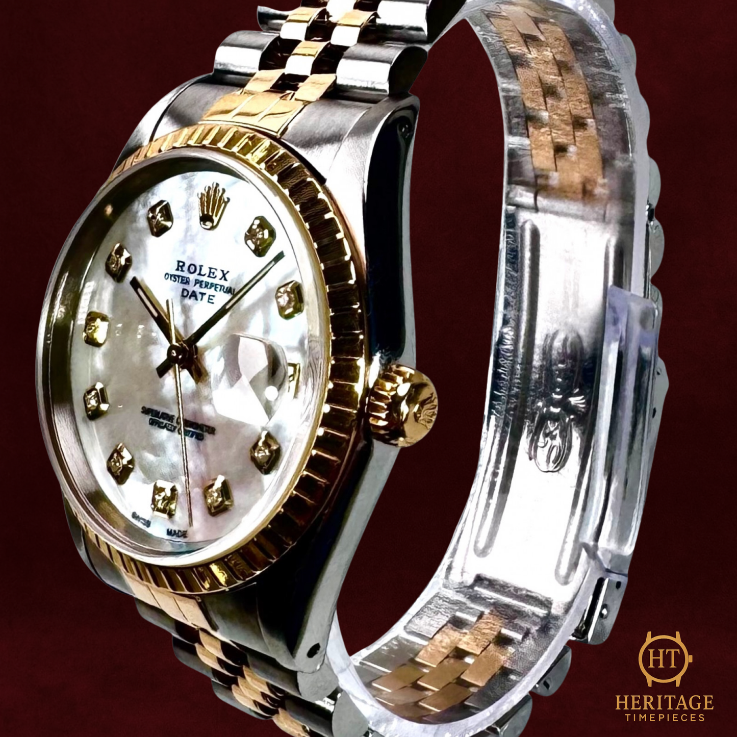 Rolex Oyster Perpetual Date ‘Mother of Pearl Diamond Dial’ - Reference 15223 (1991)