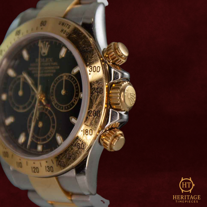 Rolex Cosmograph Daytona ‘Steel & Yellow Gold – Black Dial’ – Reference 116523 (2003)