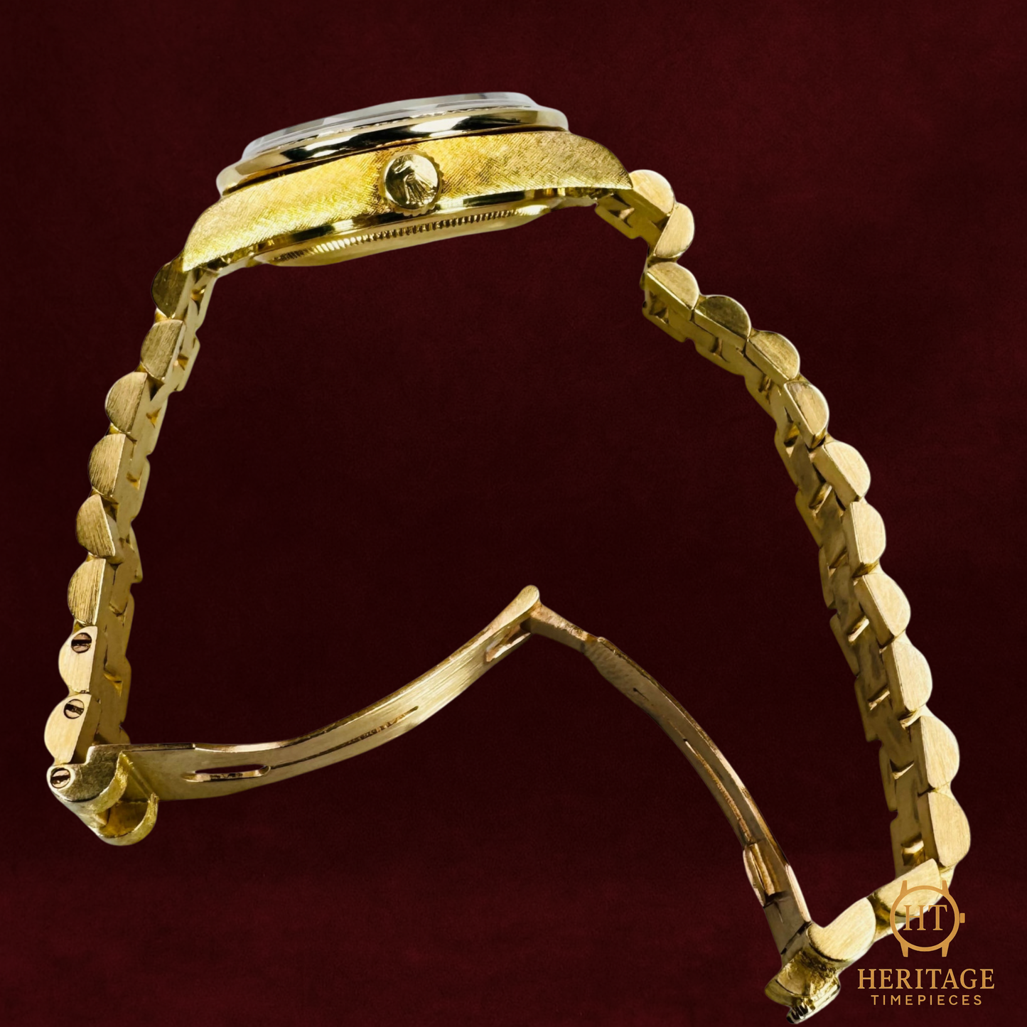 Rolex Day-Date 36 ‘Burlwood Dial – Yellow Gold’ – Reference 18038