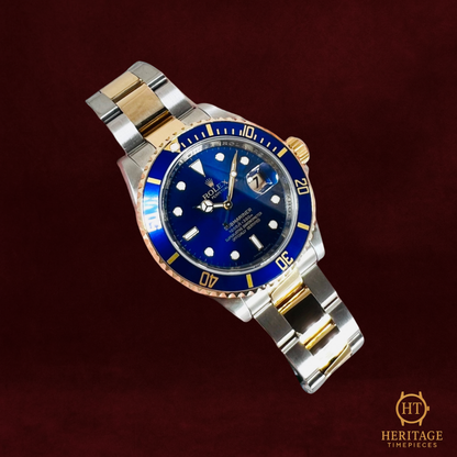 Rolex Submariner 'Blue Dial – Engraved Rehaut' – Reference 16613 (2008)