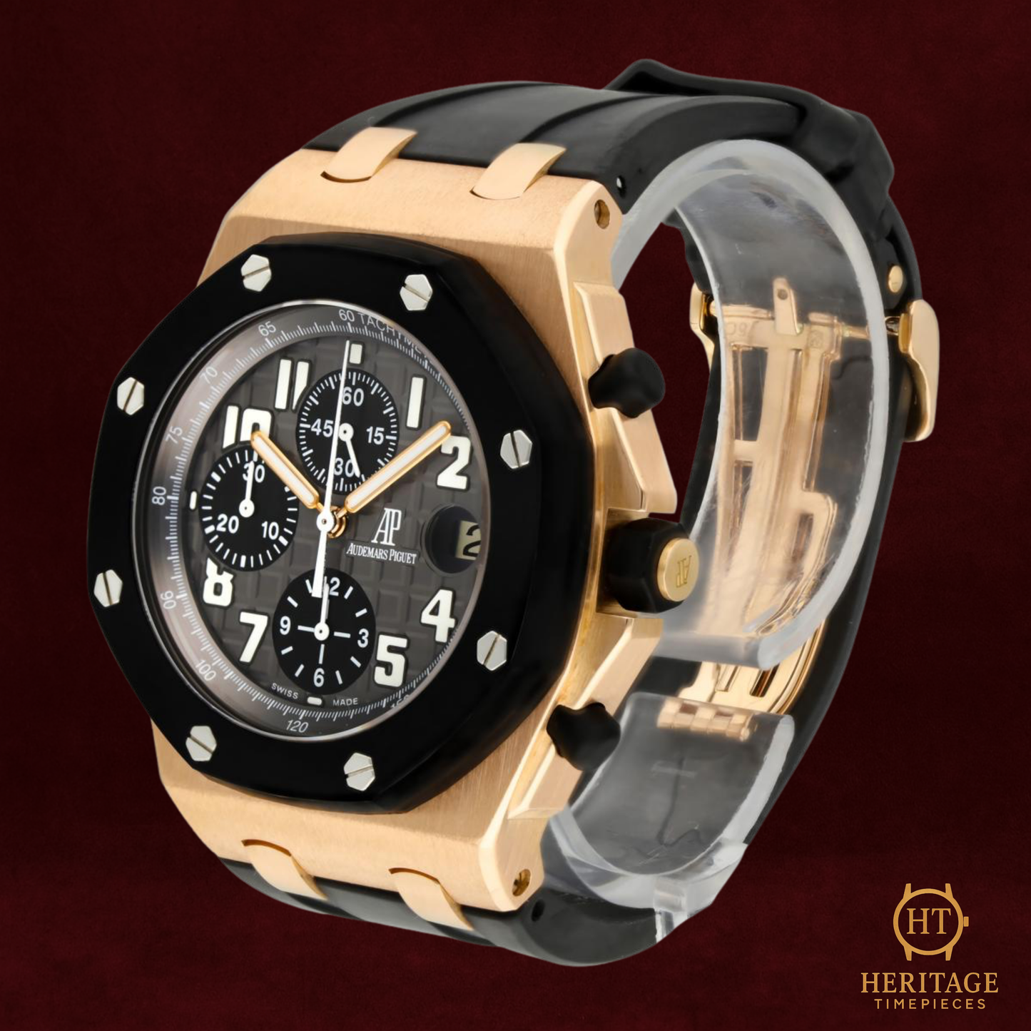 Audemars Piguet Royal Oak Offshore ’Rose Gold Rubber-Clad Chronograph’ – Reference 25940OK.OO.D002CA.01.A (2011)