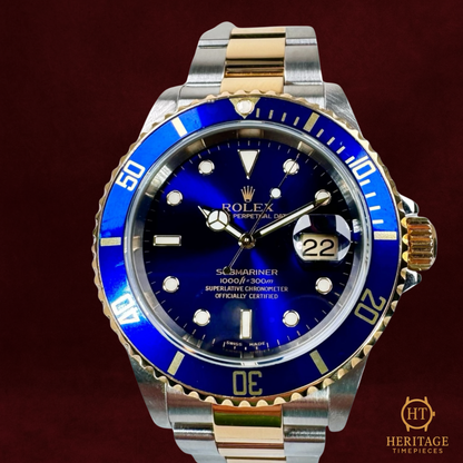 Rolex Submariner 'Blue Dial – Steel & Yellow Gold' – Reference 16613 (2005)