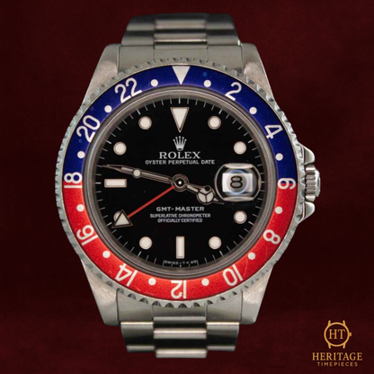 Rolex GMT-Master ‘Pepsi – Black Dial’ – Reference 16700 (1989)