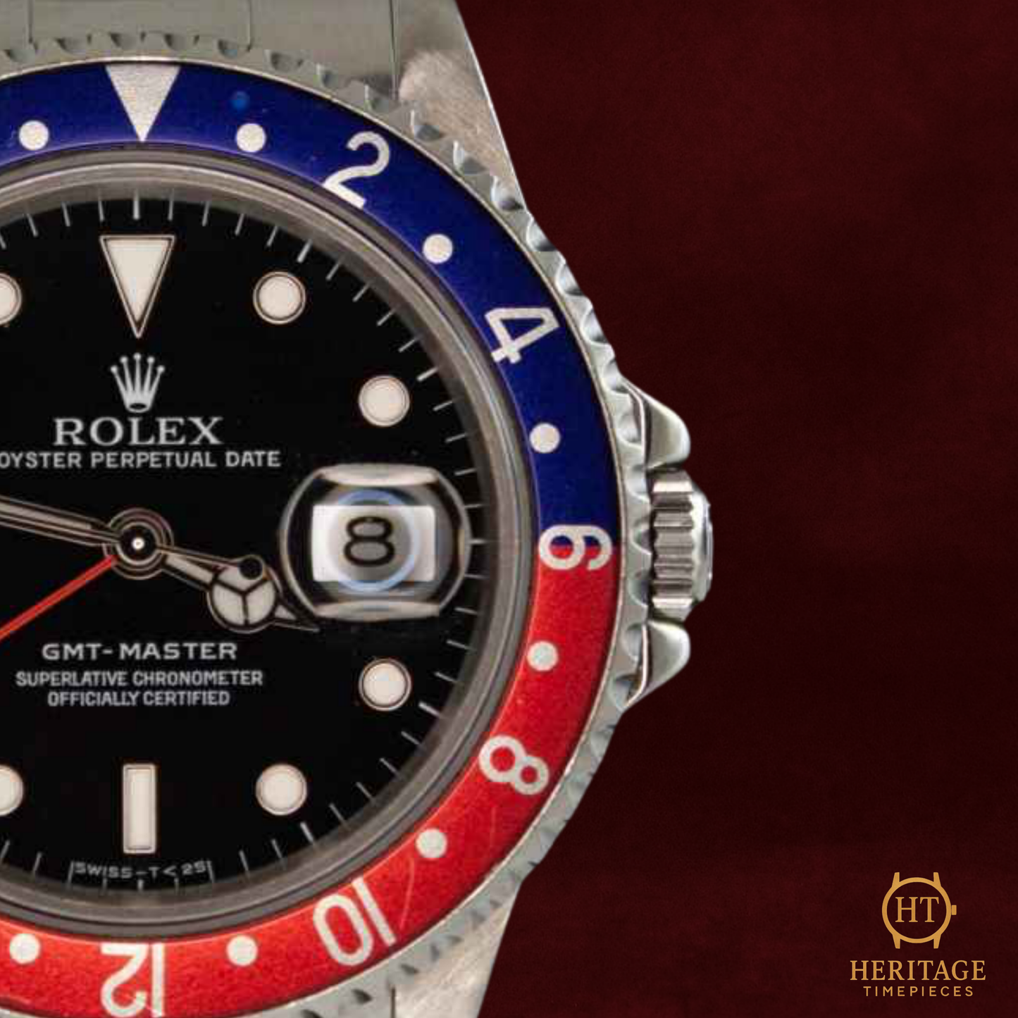 Rolex GMT-Master ‘Pepsi – Black Dial’ – Reference 16700 (1989)