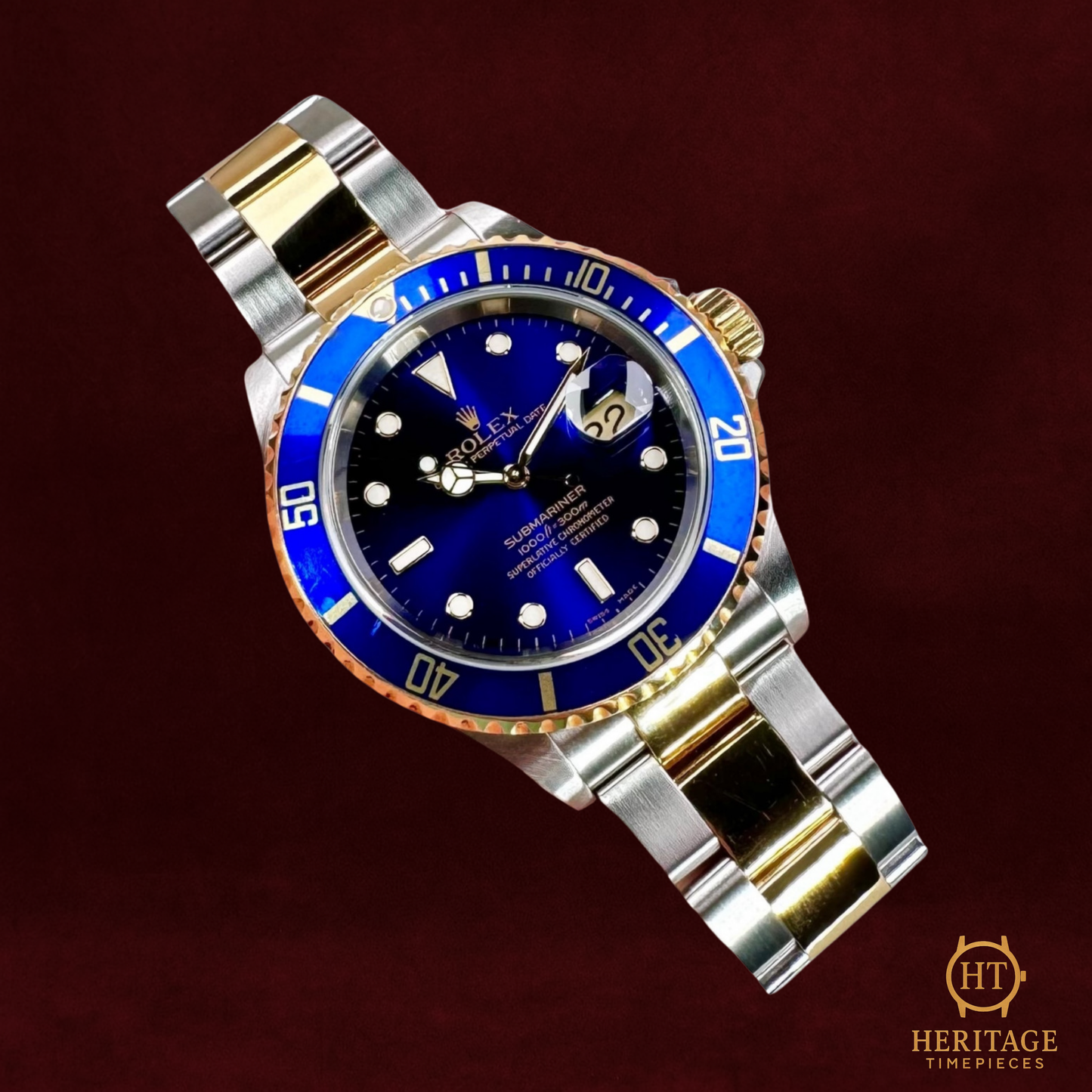 Rolex Submariner 'Blue Dial – Steel & Yellow Gold' – Reference 16613 (2005)
