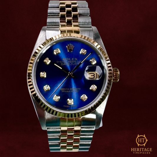 Rolex Datejust 36 ‘Blue Diamond Dial’ - Reference 16013 (1986)