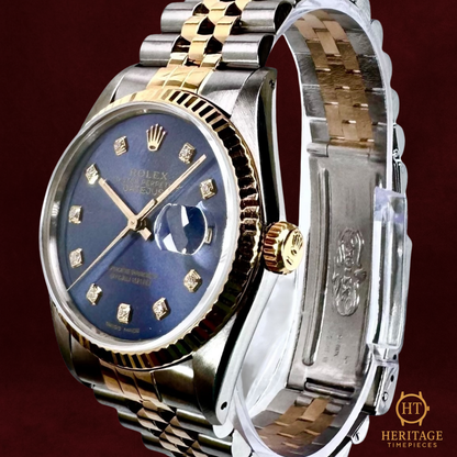 Rolex Datejust 36 ‘Blue Diamond Dial’ - Reference 16013 (1986)