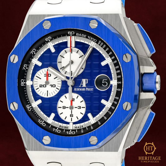 Audemars Piguet Royal Oak Offshore Chronograph ‘Blue Dial – Steel & Ceramic’ – Reference 26400ST.OO.A335CA.01