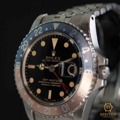 Rolex GMT-Master ‘Pepsi Bezel – Gilt Dial’ – Reference 1675 (1966)