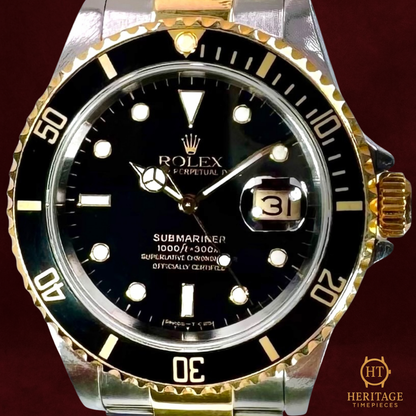 Rolex Submariner Date 'Black Dial, Two-Tone' -  Reference 16613 (c.1990s)