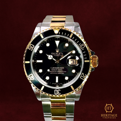 Rolex Submariner Date 'Black Dial, Two-Tone' -  Reference 16613 (c.1990s)