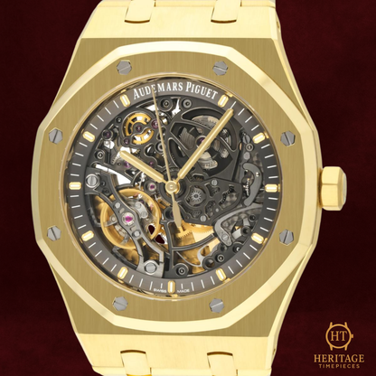 Audemars Piguet Royal Oak Double Balance Wheel Openworked – Reference 15407BA.OO.1220BA.01 TA
