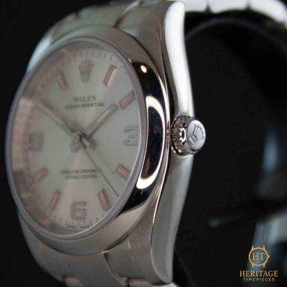 Rolex Oyster Perpetual 34 ‘Silver Dial – Stainless Steel’ – Reference 114200