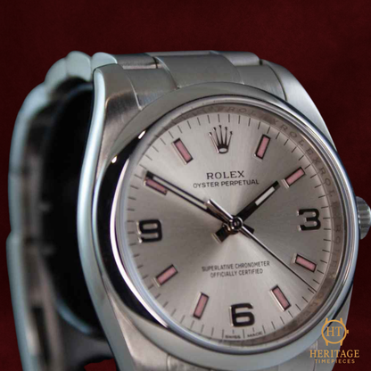 Rolex Oyster Perpetual 34 ‘Silver Dial – Stainless Steel’ – Reference 114200