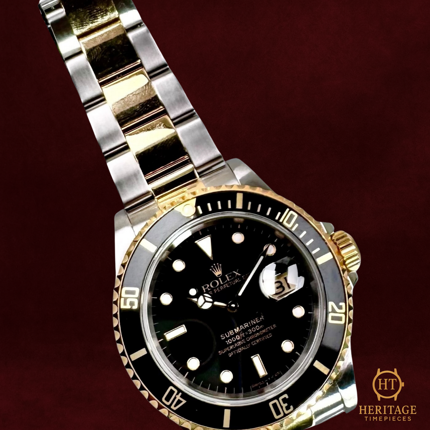 Rolex Submariner Date 'Black Dial, Two-Tone' -  Reference 16613 (c.1990s)