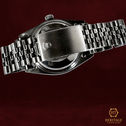 Rolex Datejust 36 'Black Dial – Silver Roman Markers' – Reference 16014 (c.1979)