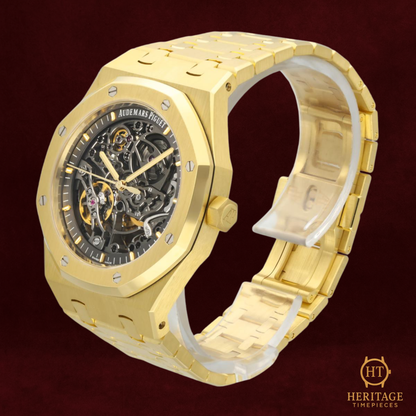 Audemars Piguet Royal Oak Double Balance Wheel Openworked – Reference 15407BA.OO.1220BA.01 TA