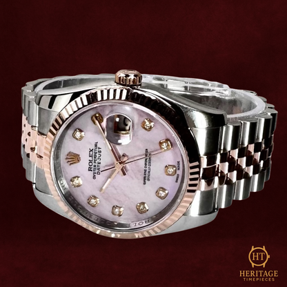 Rolex Datejust 36 ‘Rose Gold MOP Diamond Dial’ - Reference 116231 (2010)