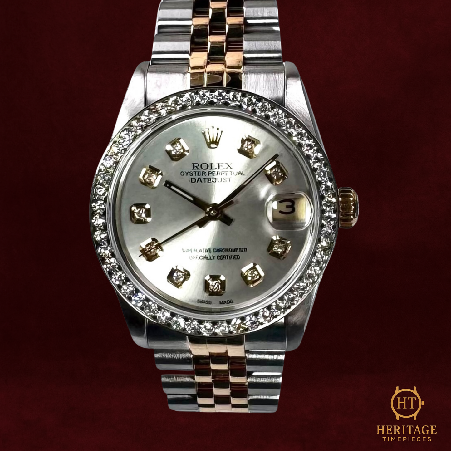 Rolex Datejust 31 ‘Diamond Dial’ – Steel & Gold – Reference 68273