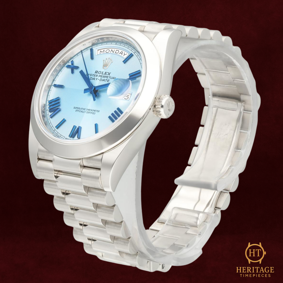 Rolex Day-Date 40 Platinum – Reference 228206 (2021) TA