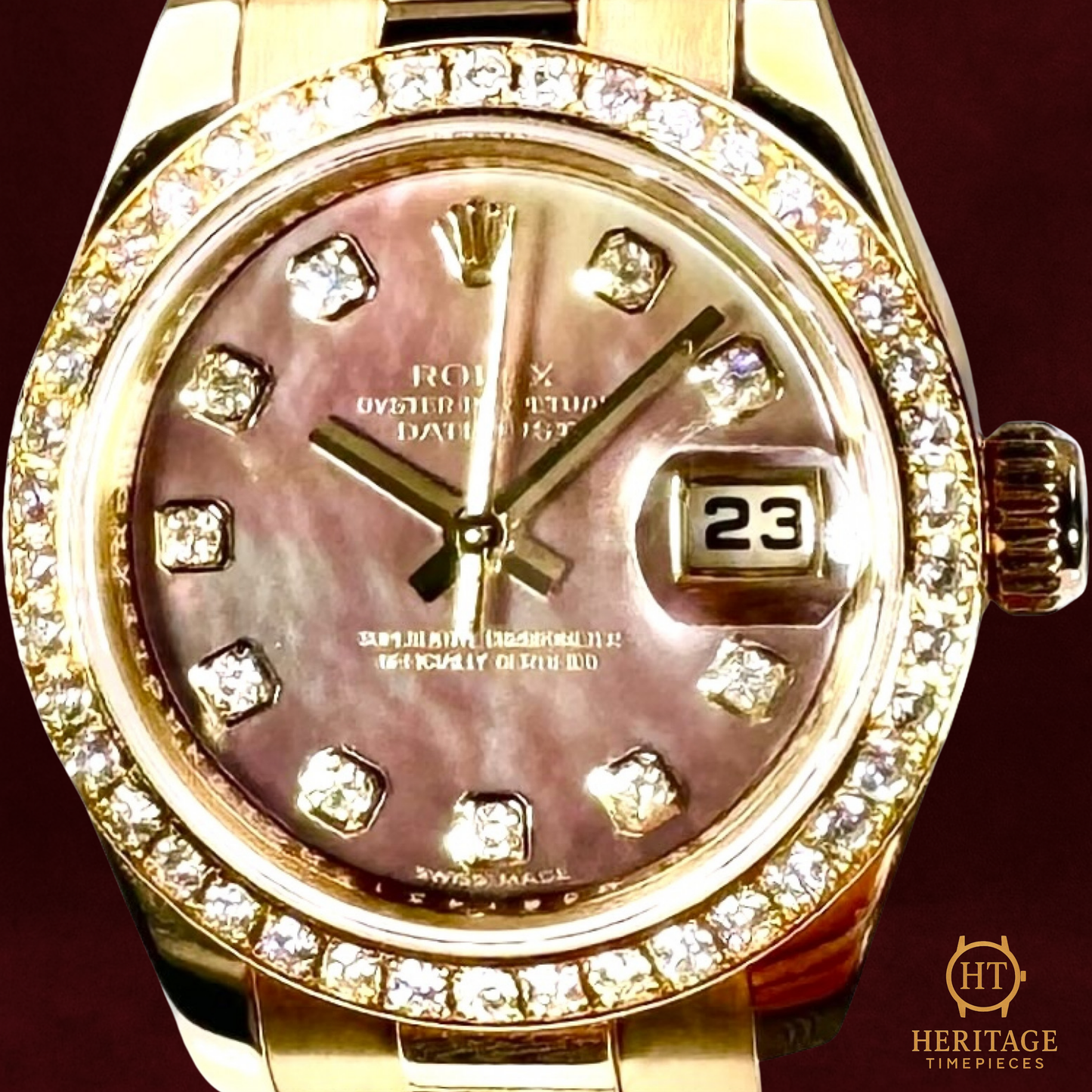 Rolex Lady-Datejust ‘Diamond President – Mother of Pearl Dial’ – Reference 179138 (2010)