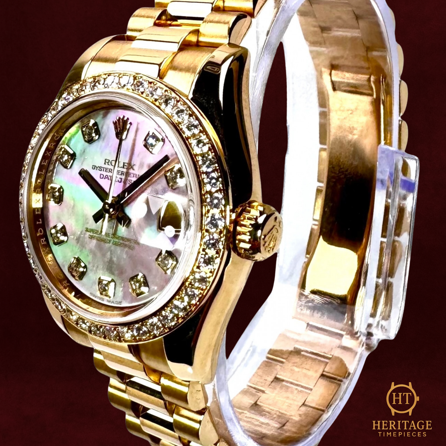 Rolex Lady-Datejust ‘Diamond President – Mother of Pearl Dial’ – Reference 179138 (2010)