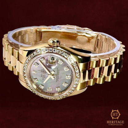 Rolex Lady-Datejust ‘Diamond President – Mother of Pearl Dial’ – Reference 179138 (2010)