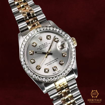 Rolex Datejust 31 ‘Diamond Dial’ – Steel & Gold – Reference 68273