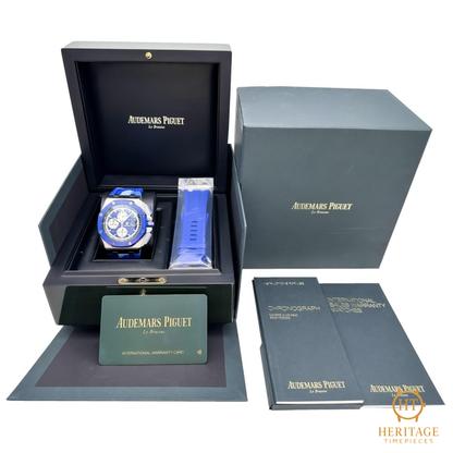 Audemars Piguet Royal Oak Offshore Chronograph ‘Blue Dial – Steel & Ceramic’ – Reference 26400ST.OO.A335CA.01