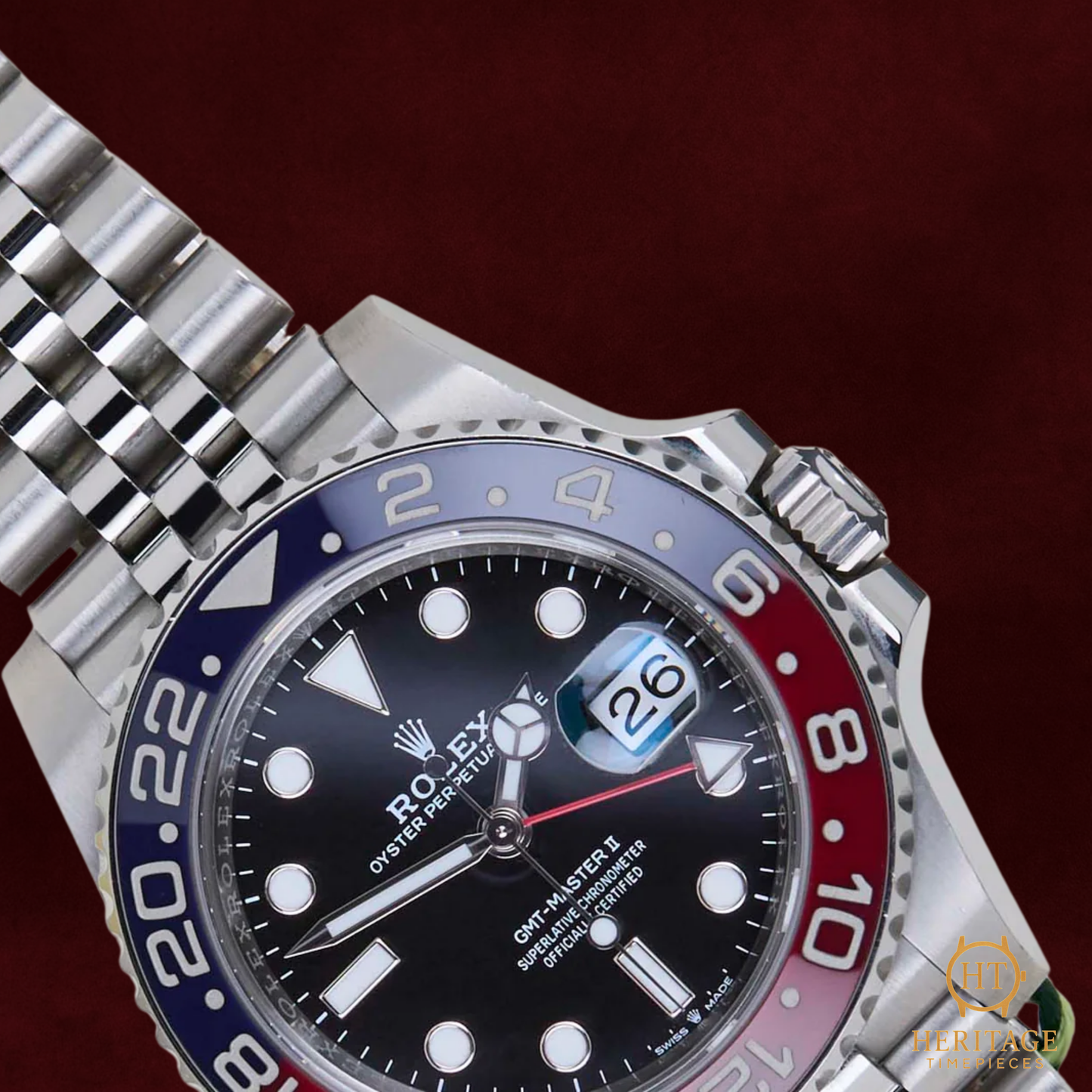 Rolex GMT-Master II ‘Pepsi – Jubilee’ – Reference 126710BLRO (2020)