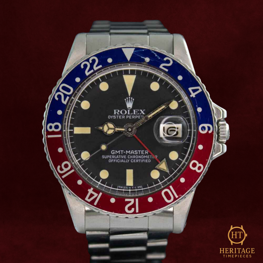 Rolex GMT-Master ‘Pepsi Bezel’ – Reference 1675 (1971) RE