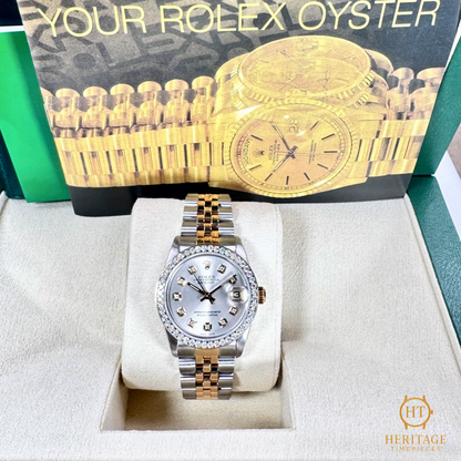 Rolex Datejust 31 ‘Diamond Dial’ – Steel & Gold – Reference 68273