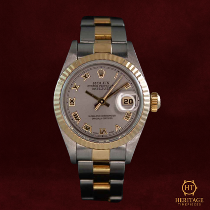 Rolex Lady-Datejust ‘Steel & Yellow Gold – Grey Dial’ – Reference 69173 (1998)