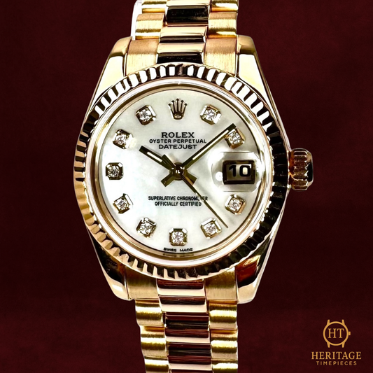 Rolex Datejust 26 ‘President’ – Yellow Gold – Reference 179178