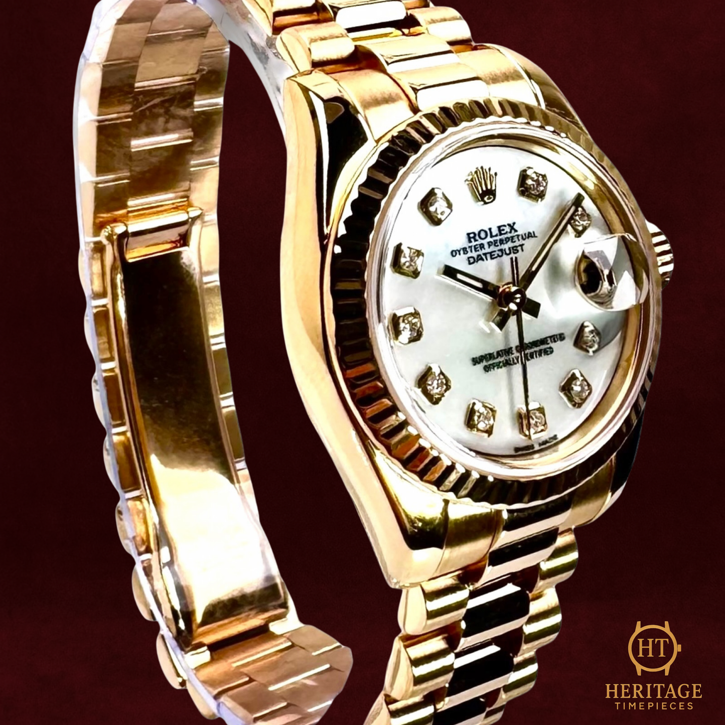 Rolex Datejust 26 ‘President’ – Yellow Gold – Reference 179178