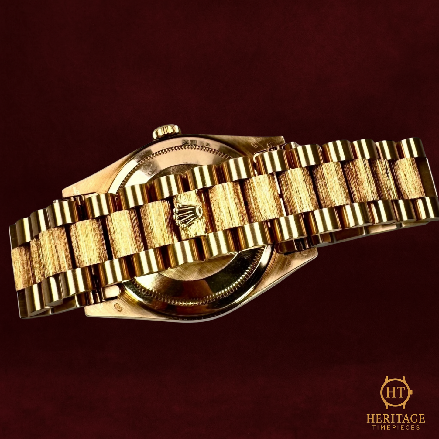 Rolex Day-Date 36 ‘Champagne Diamond Bark President’ - Reference 18248 (1990)