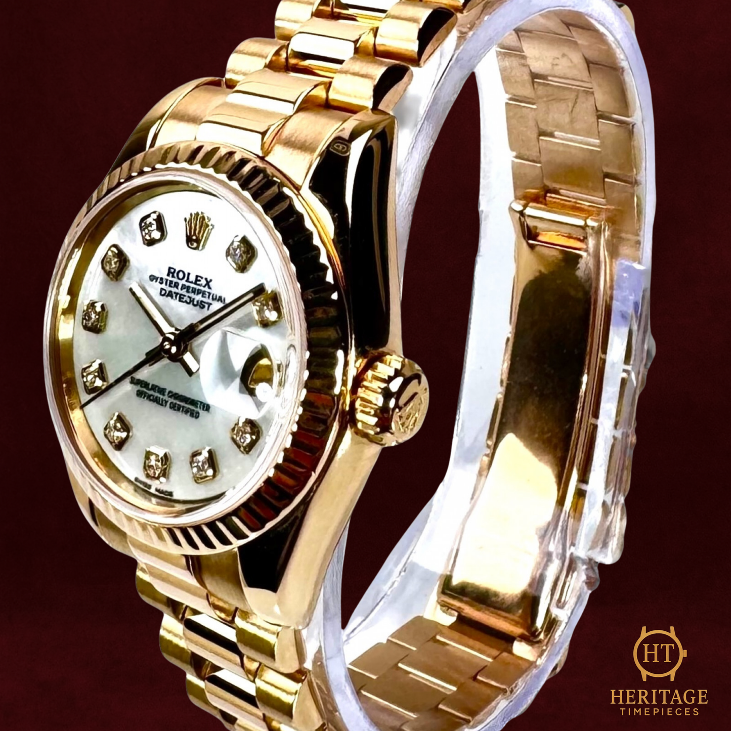Rolex Datejust 26 ‘President’ – Yellow Gold – Reference 179178