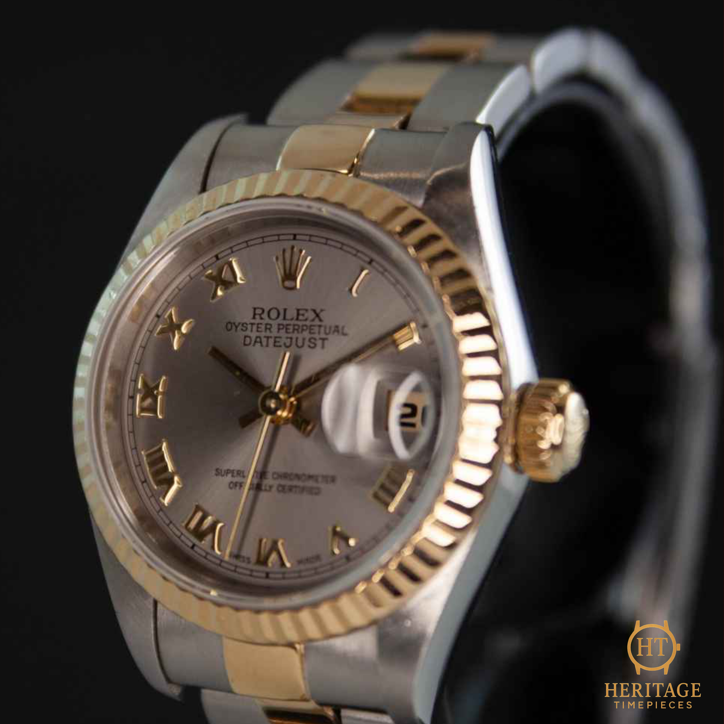 Rolex Lady-Datejust ‘Steel & Yellow Gold – Grey Dial’ – Reference 69173 (1998)