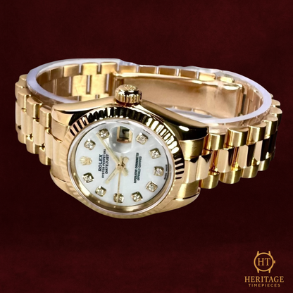 Rolex Datejust 26 ‘President’ – Yellow Gold – Reference 179178