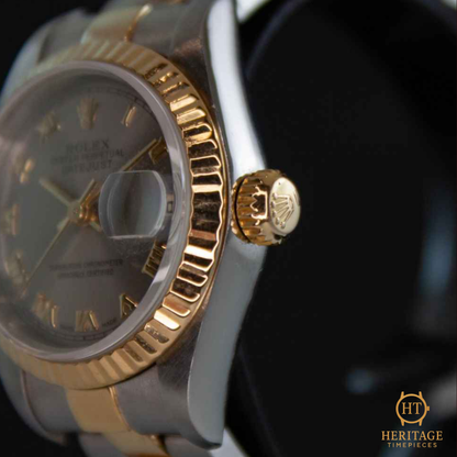 Rolex Lady-Datejust ‘Steel & Yellow Gold – Grey Dial’ – Reference 69173 (1998)