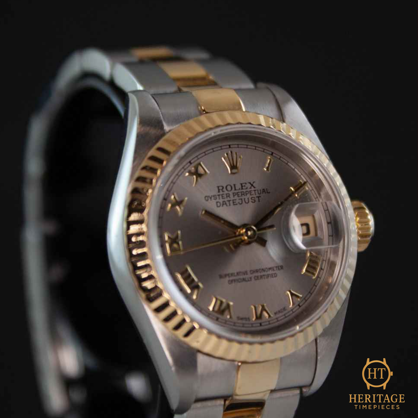 Rolex Lady-Datejust ‘Steel & Yellow Gold – Grey Dial’ – Reference 69173 (1998)