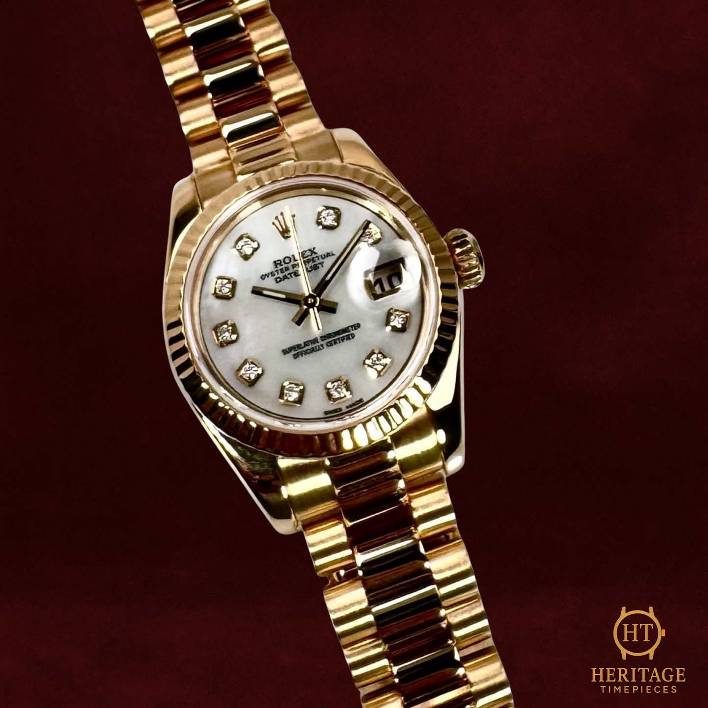 Rolex Datejust 26 ‘President’ – Yellow Gold – Reference 179178