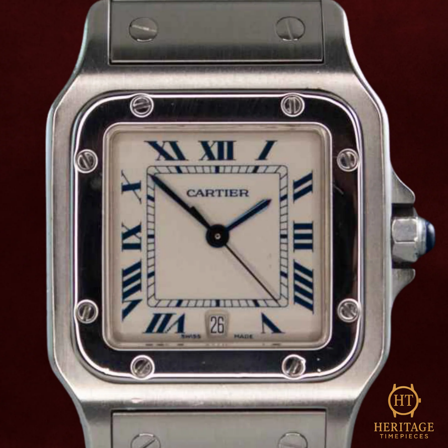 Cartier Santos ‘Steel – White Roman Dial’ – Reference 1564 RE