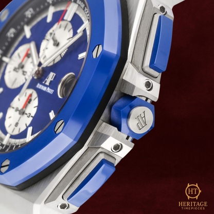 Audemars Piguet Royal Oak Offshore Chronograph ‘Blue Dial – Steel & Ceramic’ – Reference 26400ST.OO.A335CA.01