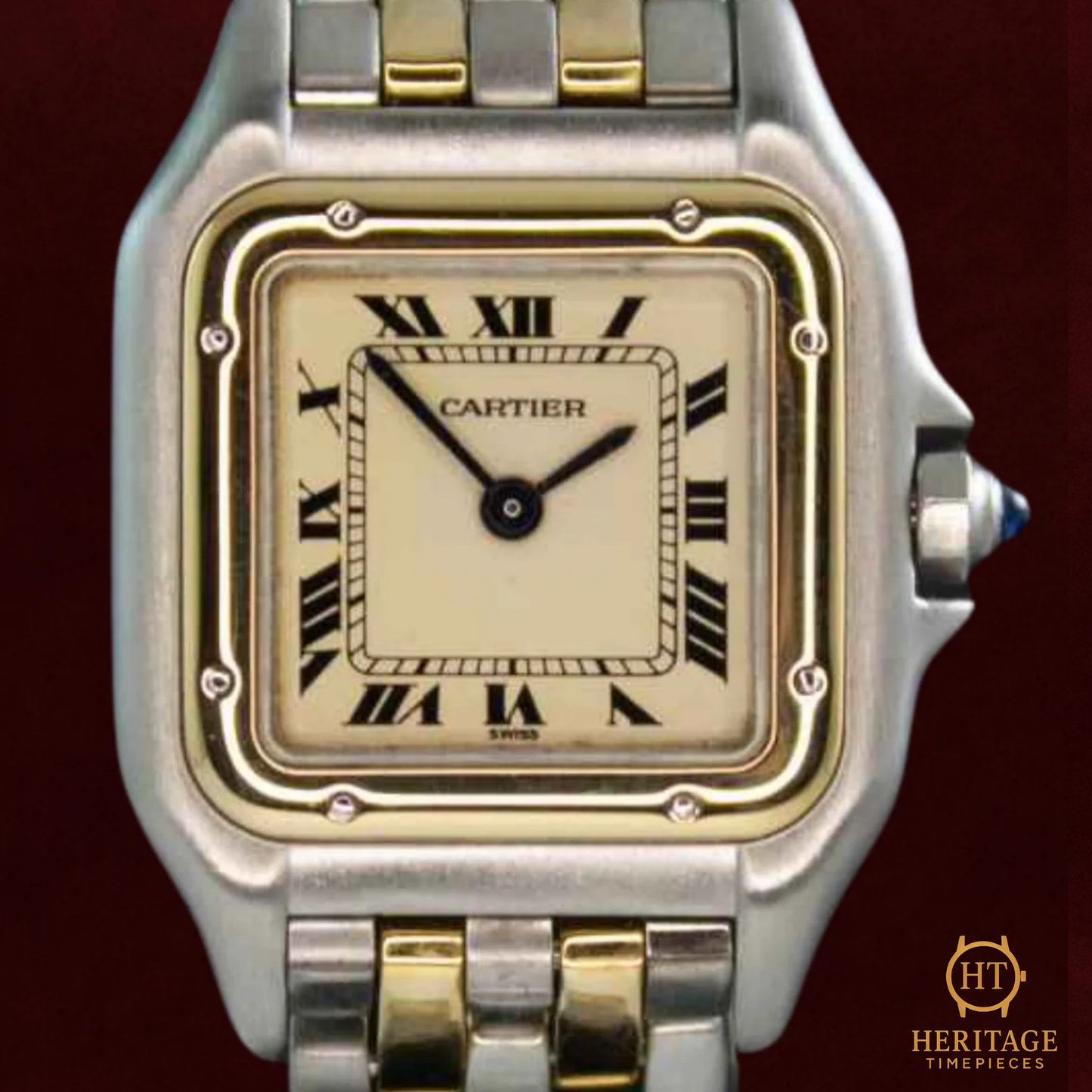 Cartier Panthère ‘Steel & Yellow Gold’ – Reference 66921 (Gent’s 22 mm)