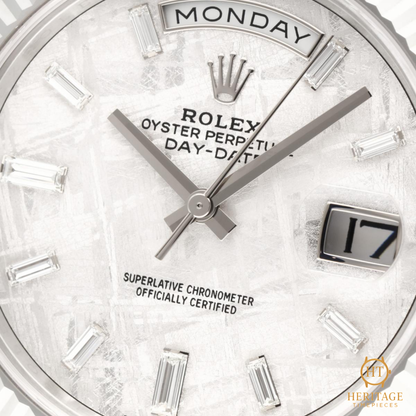 Rolex Day-Date 40 'Platinum Meteorite Dial' – Reference 228236 (2025) TA