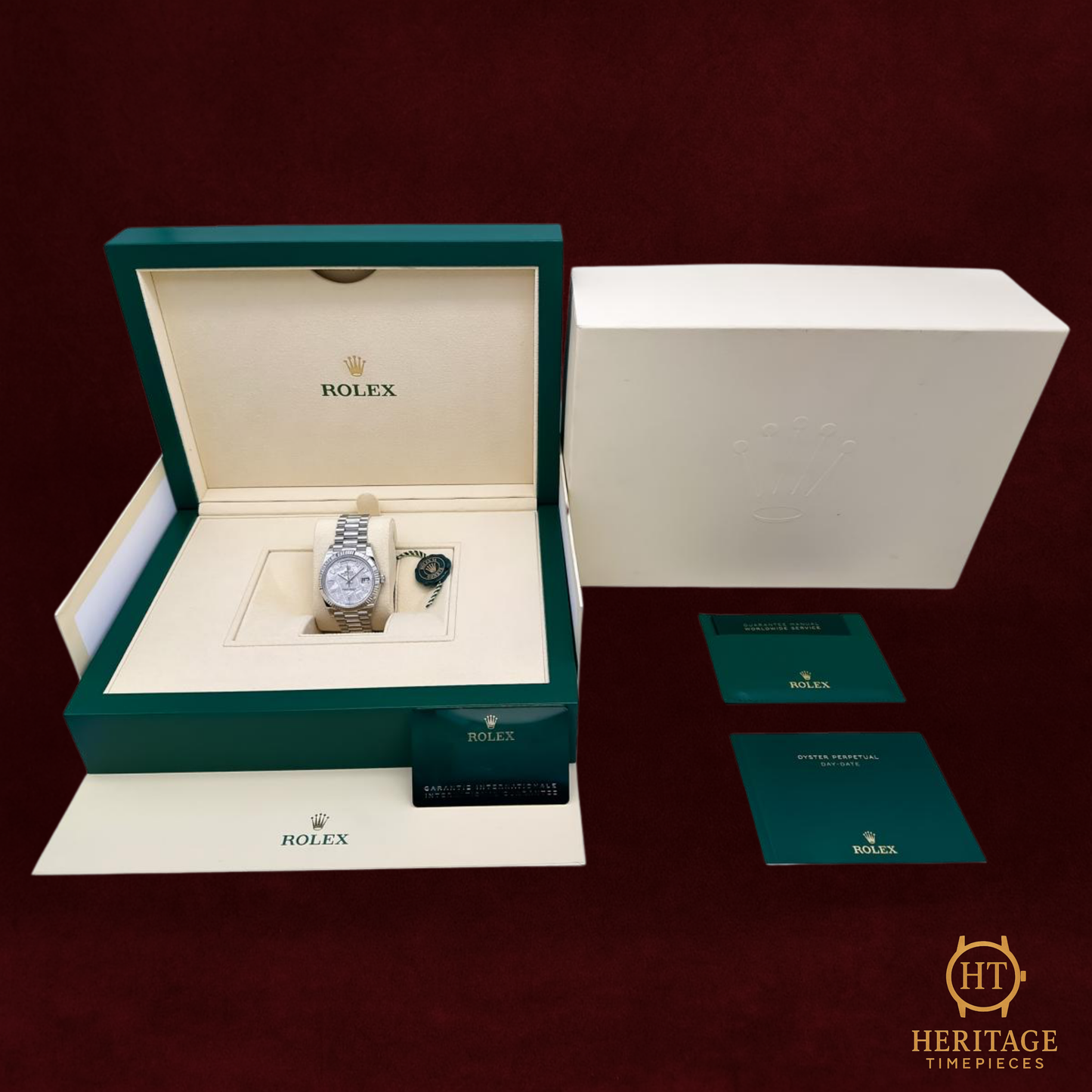 Rolex Day-Date 40 'Platinum Meteorite Dial' – Reference 228236 (2025) TA