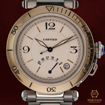 Cartier Pasha Power Reserve ‘Steel & Gold – Silver Dial’ – Reference 1033 (1995)