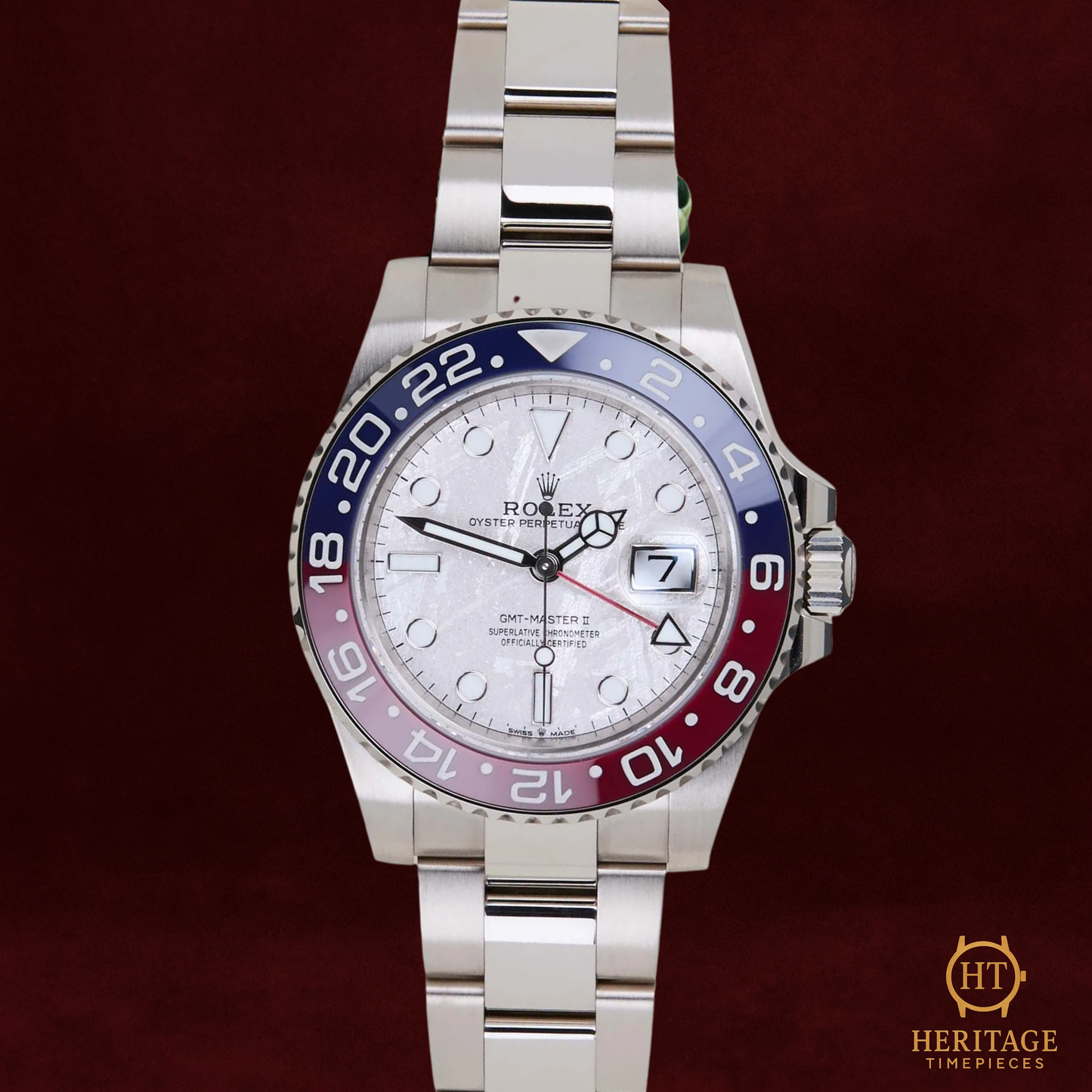 Rolex GMT-Master II 'Meteorite Dial – White Gold Pepsi' – Reference 126719BLRO (2023)